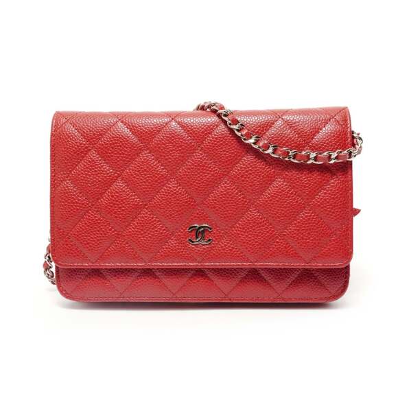 Chanel Handbags - Chanel Red Matelassé